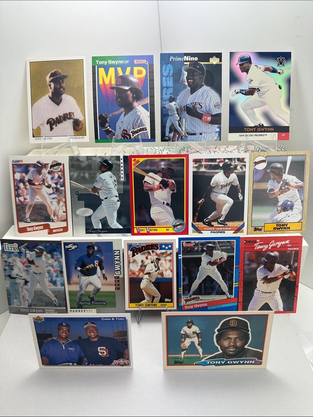 Tony Gwynn Padres Vintage Lot of 16